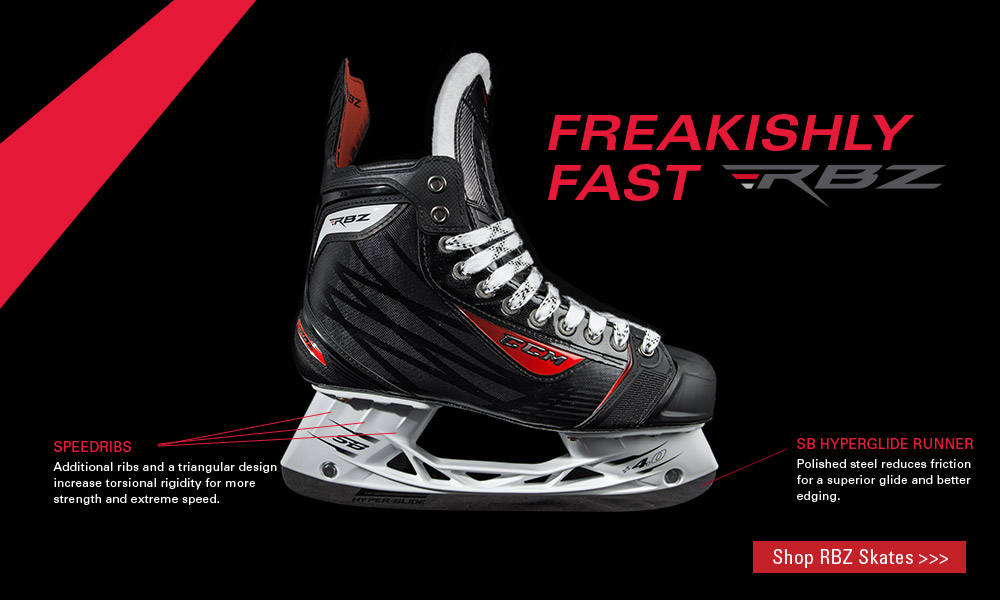 CCM RBZ Hockey Skates And Taylor Made Sticks Pure Goalie