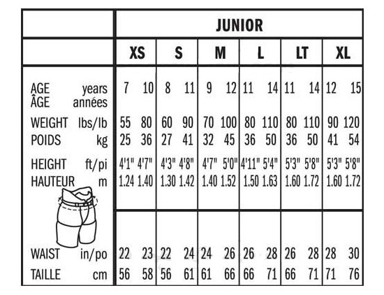 Bauer Supreme 190 Hockey Pants Senior Pure Equipment Bauer Junior Ice Hockey Pant Size Chart
