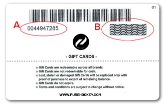 Gift Card Details